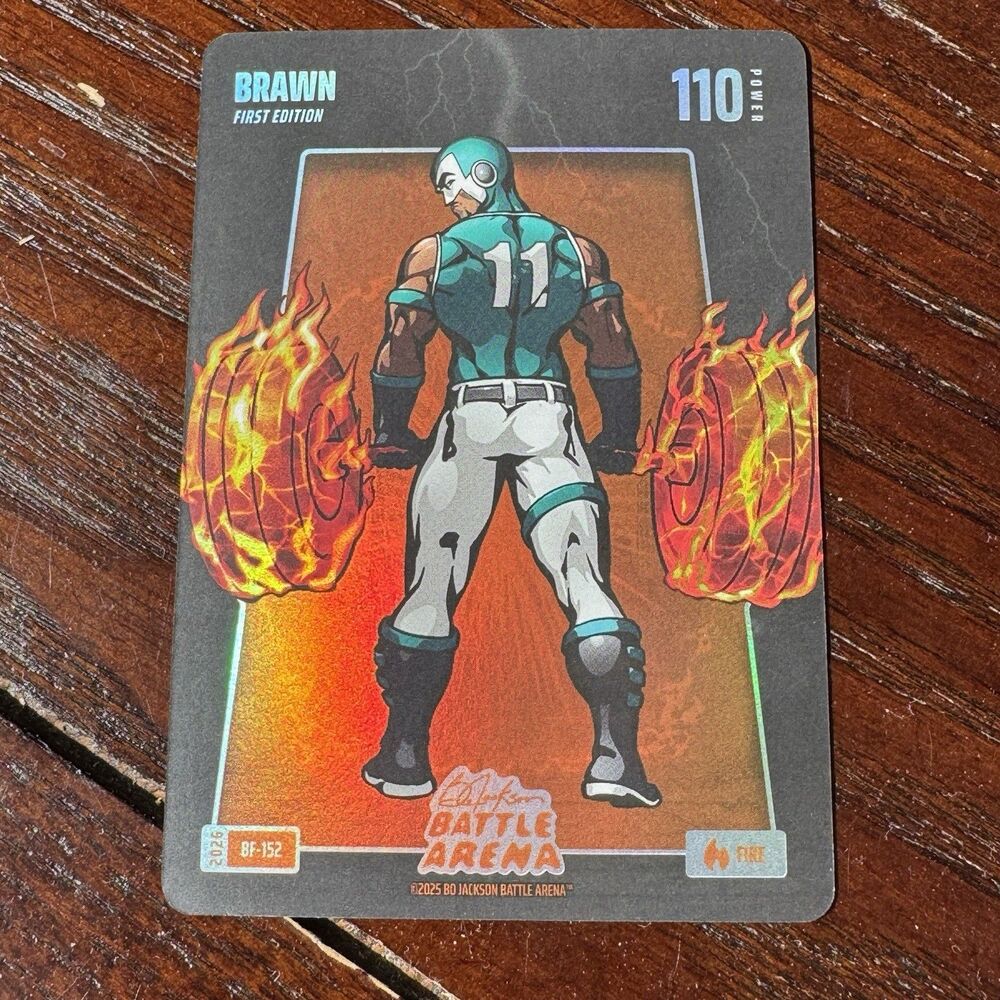 2026 Bo Jackson Battle Arena  AJ Brown Fire Battlefoil Philadelphia Eagles